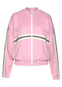 Replay, Damen Sweatjacke, Altrosa / Schwarz / Weiß