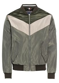 Jack & Jones JACK & JONES, Herren Jacke 'LOUIS', Creme / Grau / Oliv