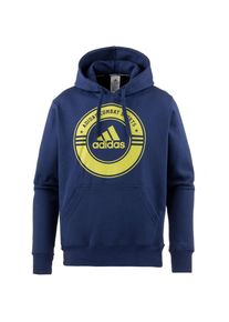 adidas Performance, Herren Hoodie, Dunkelblau / Gelb