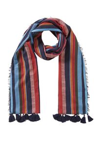 Tom Tailor Denim, Damen Tuch mit Quasten, bunt