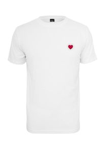 Mister Tee, Herren T-Shirt 'Heart', Rot / Schwarz / Weiß