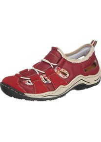 Rieker, Damen Slipper, Rot / Kirschrot