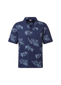 Urban Classics, Herren Hemd 'Pattern Resort Shirt', Rauchblau