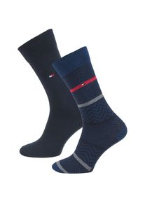 Tommy Hilfiger, Herren Socken, Blau / Grau / Rot / Schwarz