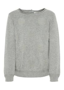 name it, M&auml;dchen Strickpullover, Graumeliert