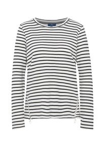 Tom Tailor, Damen Sweatshirts, Blau / Weiß
