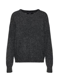 Véro Moda VERO MODA, Damen Pullover 'VMDOFFY STRUCTURE LS BLOUSE BOO', Schwarz