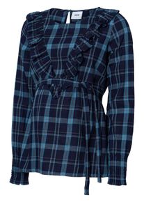 MAMALICIOUS, Damen Bluse, Nachtblau / Hellblau / Blutrot