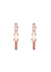 Elli, Damen Ohrringe 'Opal', Rosegold