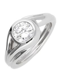 Esprit, Damen Fingerring Silber Glamour Solitaire 'ESRG92036A', Silber