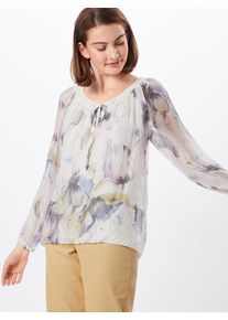 Cartoon, Damen Bluse, Grau / Weiß