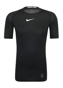 Nike, Herren T-Shirt 'PRO', Schwarz / Wei&szlig;