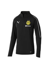 Puma, Herren Trainingsoberteil 'BVB', Schwarz / Wei&szlig;