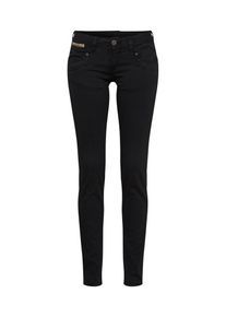 Herrlicher, Damen Hose 'Piper Slim Satin', Schwarz