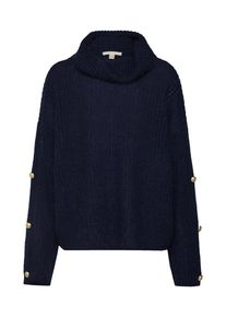 Esprit, Damen Pullover, Navy / Gold