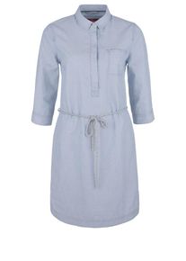s.Oliver RED LABEL, Damen Hemdblusenkleid, Rauchblau