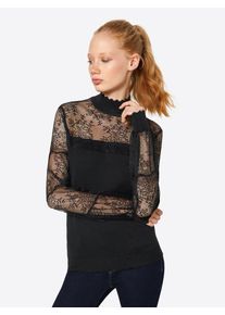 Fashion Union, Damen Top 'LACEY', Schwarz