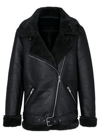Heine, Damen Jacke, Schwarz