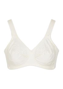 Lingadore, Damen BH ohne Bügel aus Baumwolle, Beige