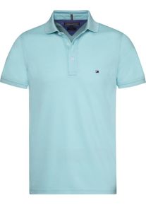 Tommy Hilfiger, Herren Poloshirt 'JELLY BEAN', Aqua