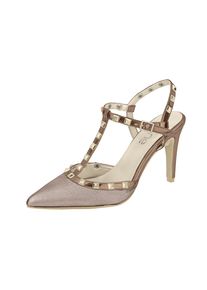 Heine, Damen Pumps, Bronze / Taupe