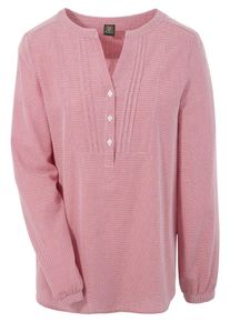 OS-Trachten, Damen Trachtenbluse, Rosa / Rot