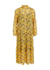 Vila, Damen Maxikleid, Gelb