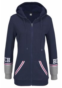 Bench, Damen Sweatjacke, Marine / Grau