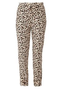 s.Oliver RED LABEL, Damen Stoffhose, Beige / Braun / Schwarz