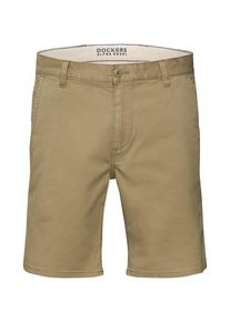 Dockers, Herren Hose 'ALPHA SHORT - STRETCH TWILL', Dunkelbeige