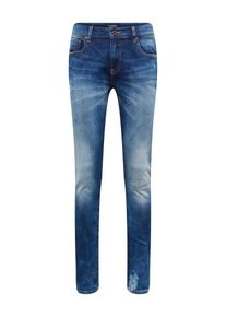 Scotch & Soda SCOTCH & SODA, Damen Jeans 'Skim - Greetings From Blauw Repair', Blue Denim
