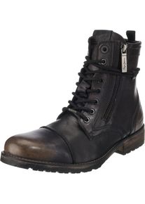 Pepe Jeans, Herren Schnürstiefeletten 'Melting Heritage new', Schwarz