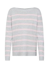 s.Oliver RED LABEL, Damen Pullover, Hellgrau / Rosa