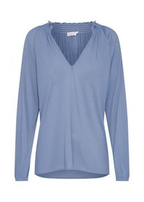 Filippa K, Damen Bluse 'Open Front Smock Blouse', Blau