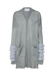 Lost Ink, Damen Cardigan, Grau