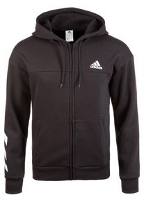 adidas Performance, Herren Kapuzenjacke, Schwarz / Weiß