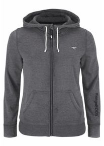 Kangaroos, Damen Sweatjacke, Graumeliert