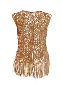 Maze, Damen Lederweste 'Lauria', Cognac