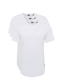 Only & Sons Only & Sons, Herren Shirt 'onsMATT LONGY SS TEE 3-PACK', Weiß