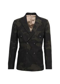 Tiger Of Sweden, Herren Sakko im Camouflage-Design 'Irwan', Khaki / Schwarz
