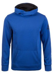 Reebok, Herren Kapuzensweatshirt 'Wor Mel DBL Knit OTH', Blau / Schwarz