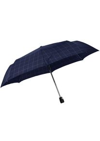 Esprit, Damen Gents Mini Tecmatic Taschenschirm 28 cm, Blau / Grau