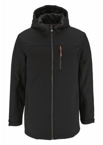 Polarino, Herren Winterjacke, Schwarz