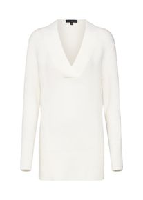 Banana Republic, Damen Pullover 'FLUFFY VEE TUNIC', Offwhite