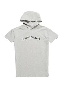 Calvin Klein Jeans, Mädchen Kleid, Graumeliert