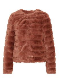 Véro Moda VERO MODA, Damen Kunstfelljacke 'Vmavenue', Rostbraun