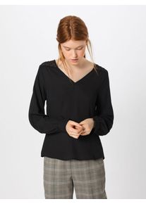 Object, Damen Bluse 'OBJCAMERON L/S TOP', Schwarz