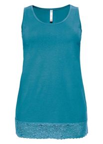 sheego Casual, Damen Top, Türkis