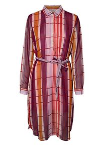 Pieces, Damen Kleid, Flieder / Orange / Eosin / Hellrot