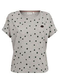 Naketano, Damen Shortsleeve, Graumeliert / Gr&uuml;n